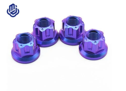 Đai ốc mặt bích bằng titan Hex